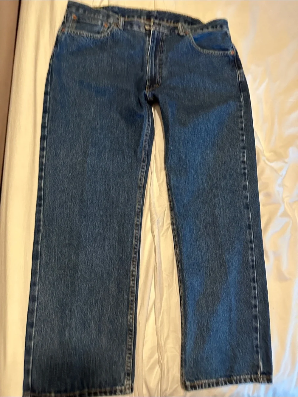 Classic Straight Fit Men’s Jeans in Dark Blue